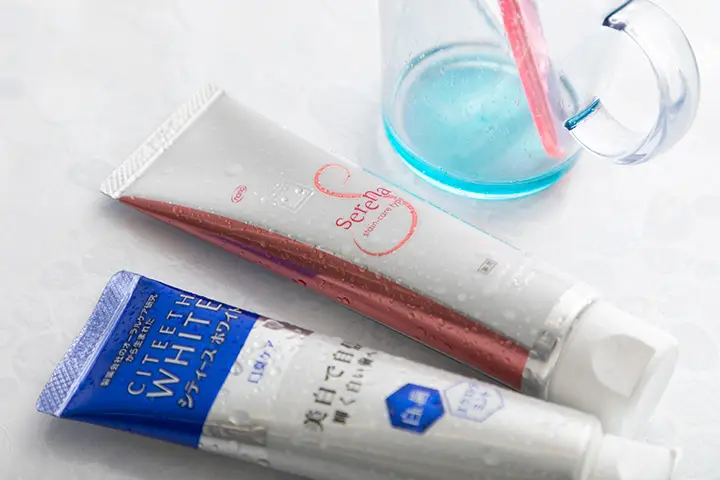 CITEETH WHITE歯磨き商品とアパガードセレナ歯磨き商品